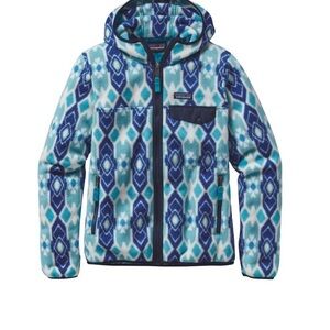 Patagonia Synchilla Teal and Blue Fleece